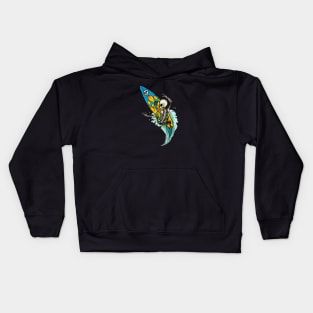 Skull Surfer Kids Hoodie